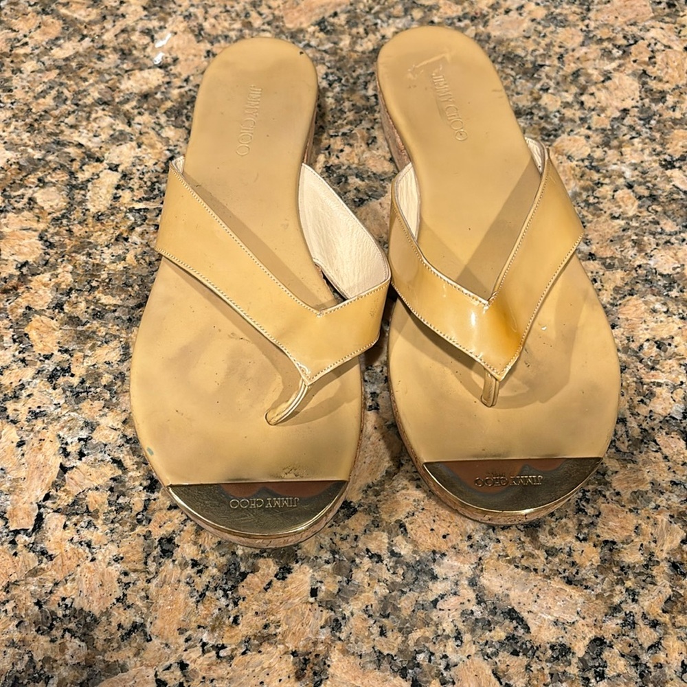 Jimmy Choo wedges in used condition
